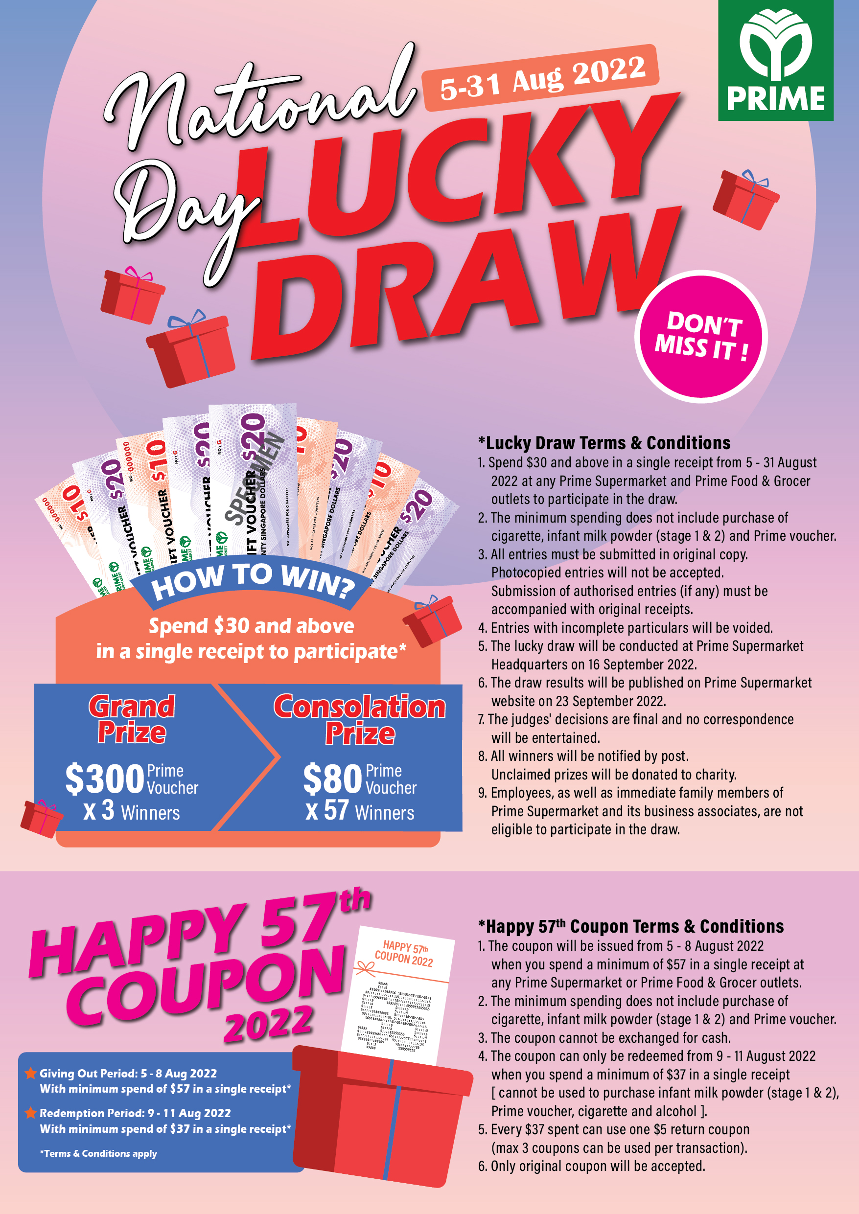 Lucky draw coupon images